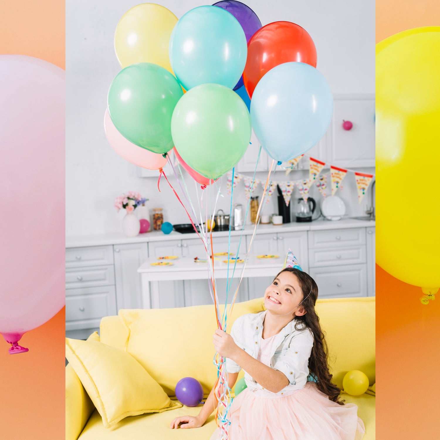 Big Size Balloons Kinds of Rainbow Party Latex Balloons for Birthday/Anniversary/Valentine's/Wedding/Engagement Party Decoration Multicolor (3 Pcs Set Big Size Balloons Kinds of Rainbow Party Latex Balloons for Birthday/Anniversary/Valentine's/Wedding/Engagement Party Decoration Multicolor (3 Pcs Set